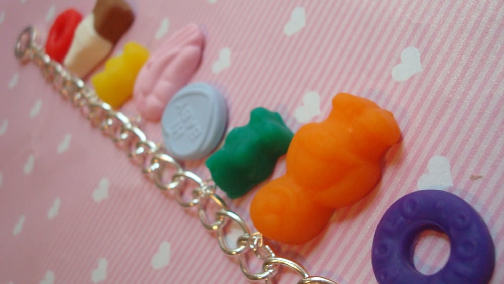 Image of Rainbow Sweet Charm Bracelet