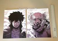 Image 5 of BNHA Villains Monochrome Prints