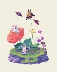 Kiffie, Taffy, Sweet Potata & Friends (Print)