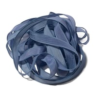 Image 2 of 1PC. SHOOTING STAR 42" hand dyed wrist wrap bracelet silk ribbon by COLOR KISSED SILK