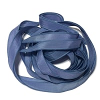 Image 5 of 1PC. SHOOTING STAR 42" hand dyed wrist wrap bracelet silk ribbon by COLOR KISSED SILK