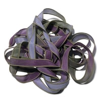Image 2 of 1PC. HONEYSUCKLE  42" hand dyed wrist wrap bracelet silk ribbon by COLOR KISSED SILK