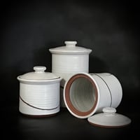 Image 2 of Medium Sized Bruen Pottery Kitchen Canister Set