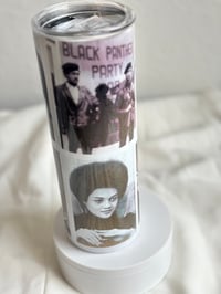 Image 1 of Black Power Tumbler