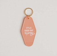 Image 2 of It's A Good Day To Pray Motel Keychain