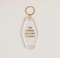 Image 2 of Your Kindness Can Change the World Motel Keychain