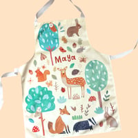 Image of Personalised Kids Woodland Apron