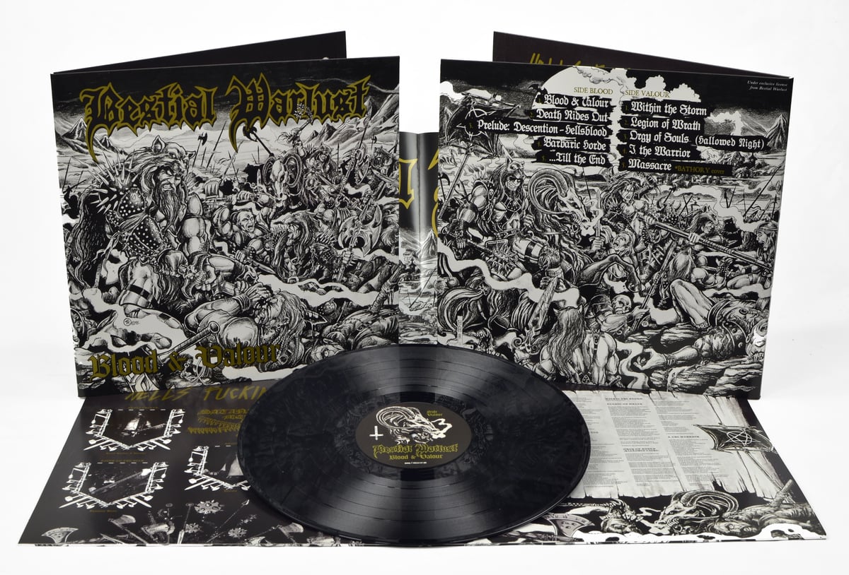 BESTIAL WARLUST - BLOOD AND VALOUR GATEFOLD 12