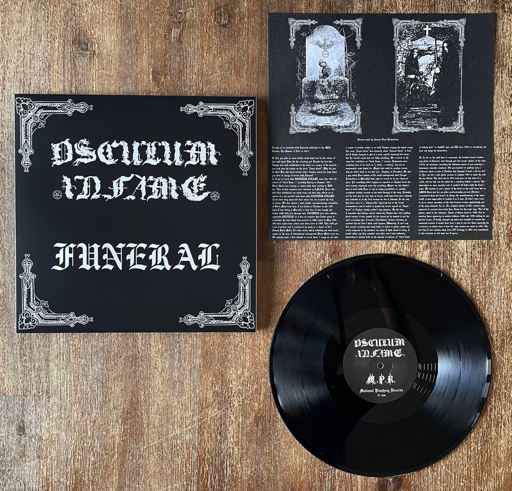 Image of OSCULUM INFAME / FUNERAL split LP