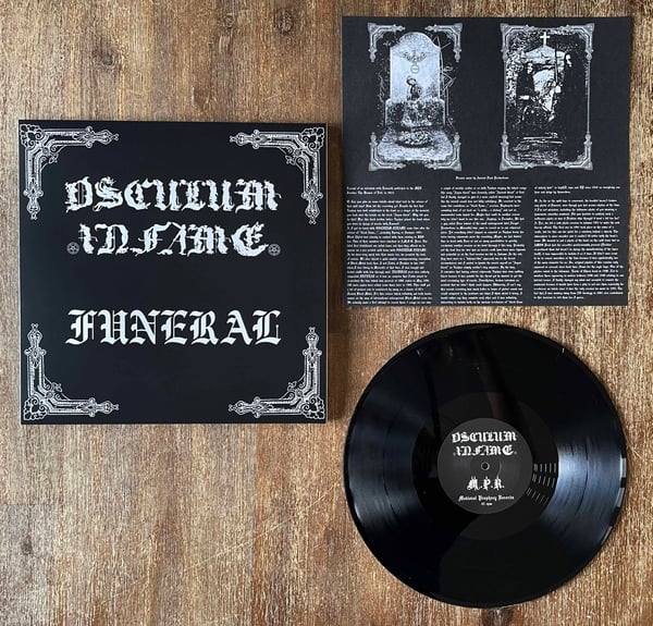 Image of OSCULUM INFAME / FUNERAL split LP