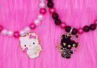 Image 1 of Angel and Devil Kitty Bracelets 