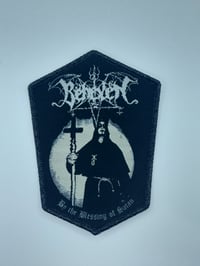 Official Behexen - By The Blessing Of Satan Black Glitter Border Patch