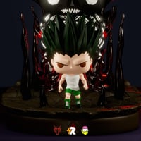 Image 5 of GON FREECSS AND ADULT TRANSFORMATION HUNTER X HUNTER CUSTOM FUNKO POP