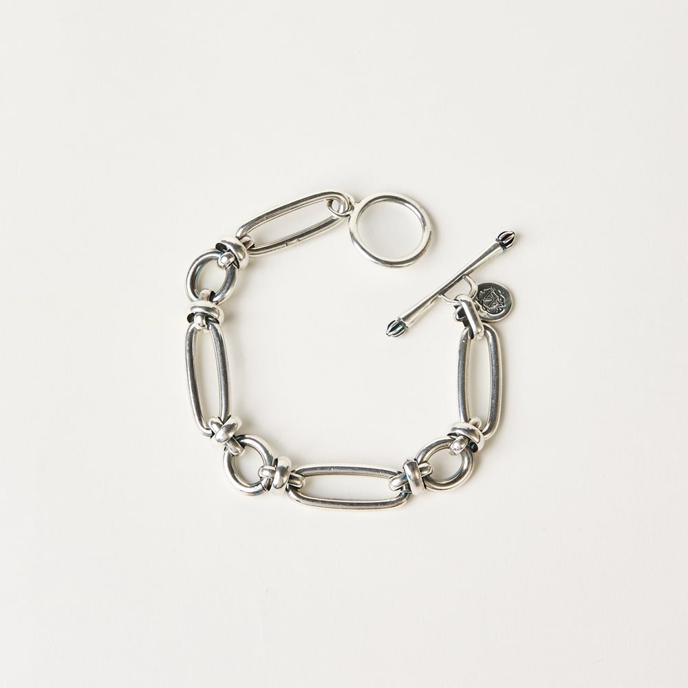 Image of BRACELET PALOMA PLAQUÉ ARGENT VIEILLI