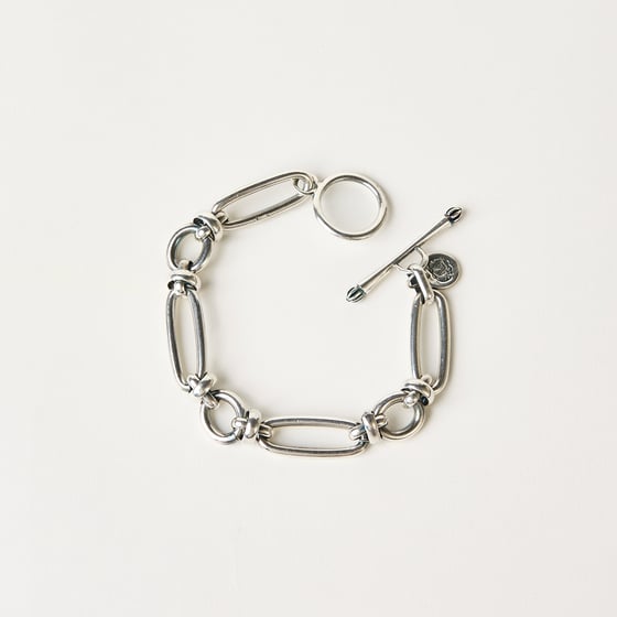 Image of BRACELET PALOMA PLAQUÉ ARGENT VIEILLI