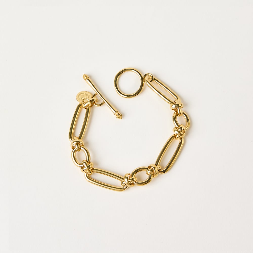 Image of BRACELET PALOMA PLAQUÉ OR