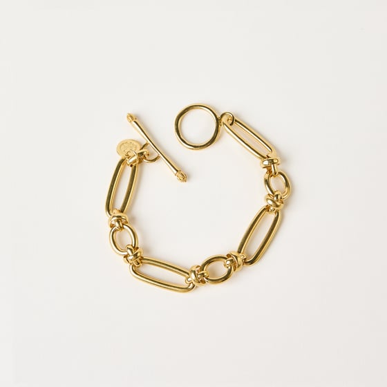 Image of BRACELET PALOMA PLAQUÉ OR