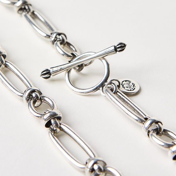 Image of COLLIER PALOMA PLAQUÉ ARGENT VIEILLI