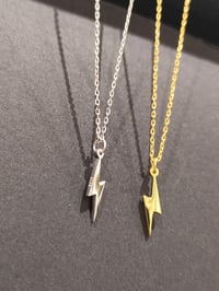 Image 12 of Lightning Bolt Necklace (925 Sterling Silver)