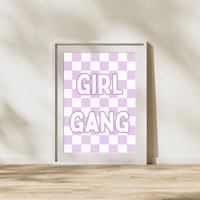 Image 5 of Little Phrase Checkerboard Print With White Font- Option 2