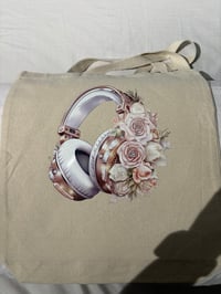 Image 2 of music lover canva bag