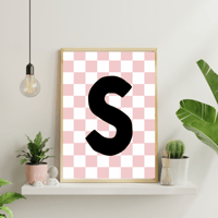 Image 5 of Checkerboard Initial Print