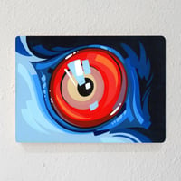 Vulture Eye - Original Painting, 5" x 7"