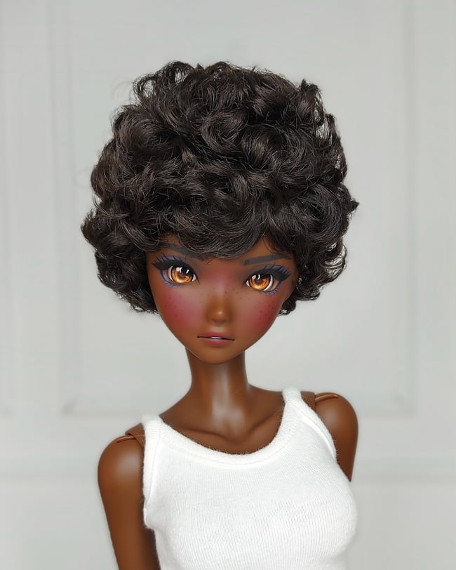 Natural Black Bubblecut