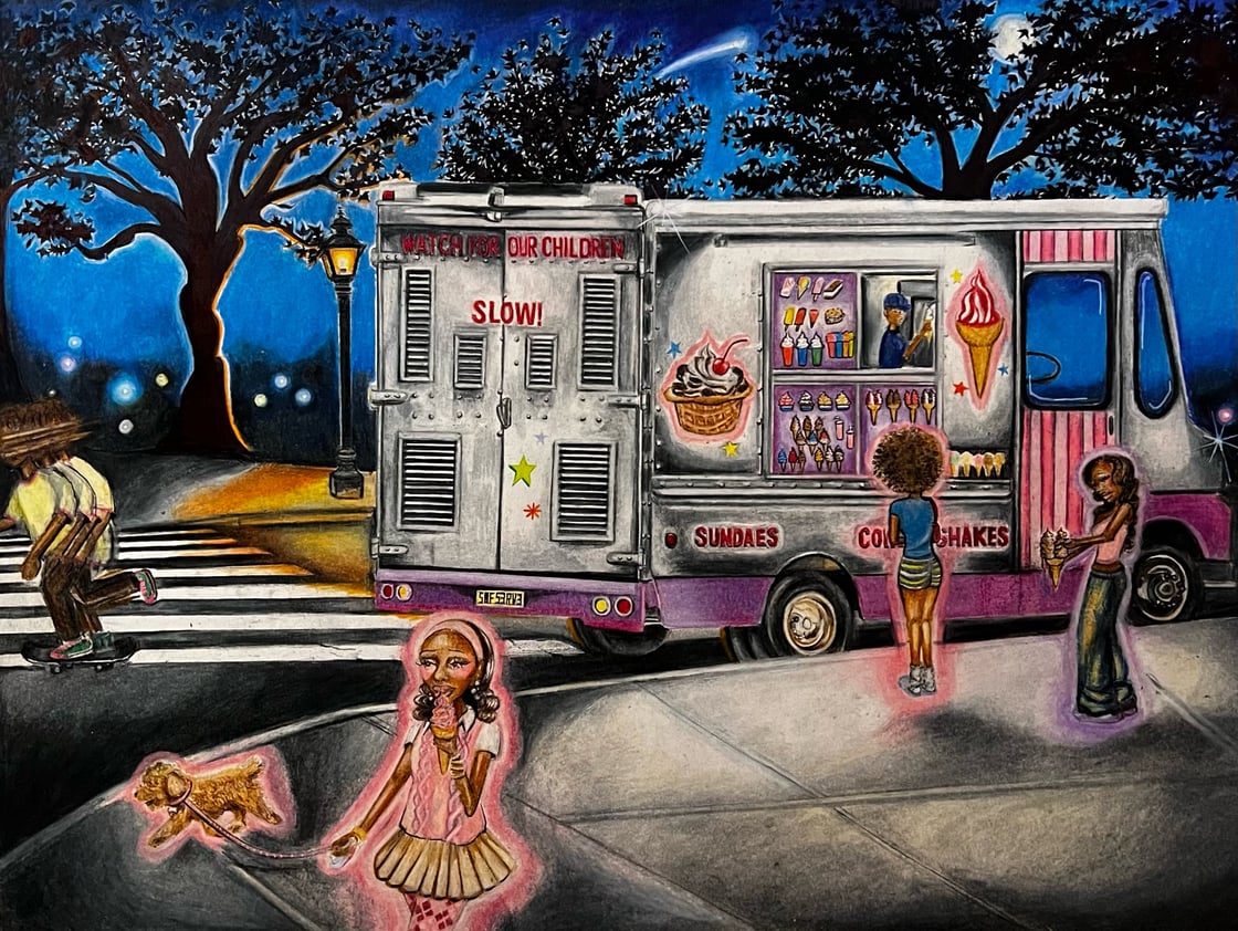 Image of “Soft Serve” print