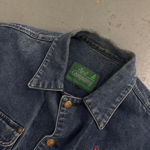 Image of 1980s Best Company Denim Chore Jacket, size large