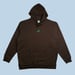 Image of BROWN CUTE LIZARD HOODIE