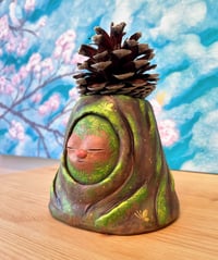 Image 1 of 'Tree Guardian, The Pine Prince' 1/1 Ceramic Sculpture