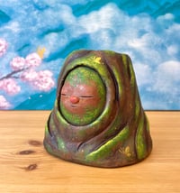 Image 4 of 'Tree Guardian, The Pine Prince' 1/1 Ceramic Sculpture