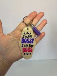 I Am The Boss|Motel Key Chains