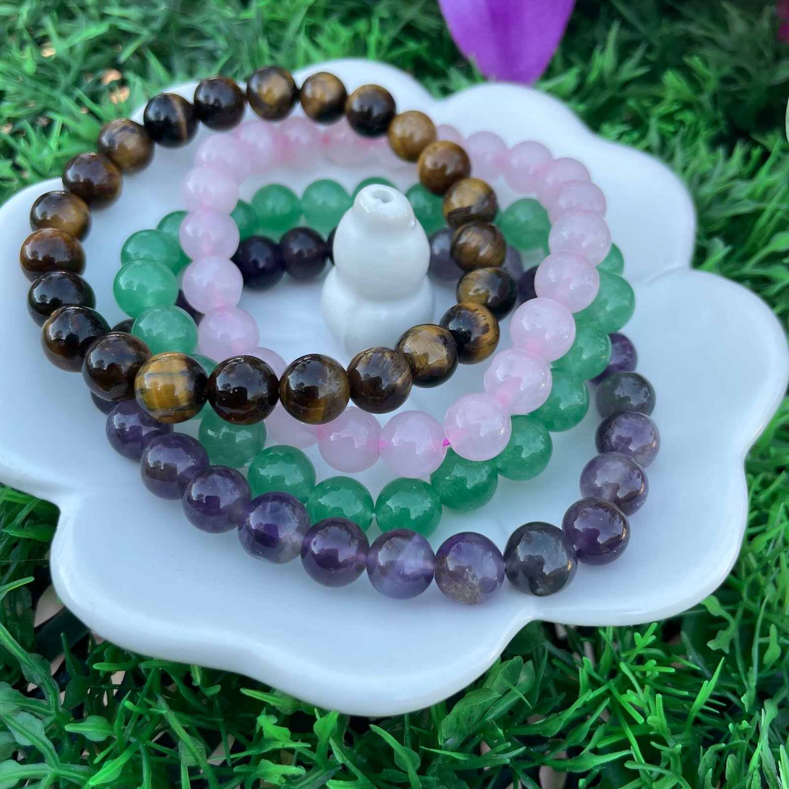 Natural hot sale crystal bracelet