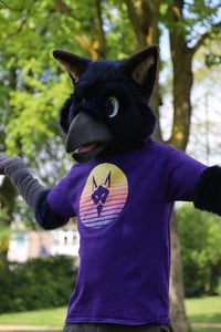 Synthwave Sunset Purple T-Shirt