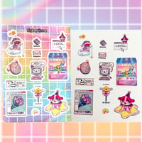 Image 1 of Glitter Cybercore Sticker Sheet