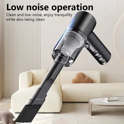 Wireless Car Vacuum Cleaner - 15000Pa Strong Suction, Portable Handheld Dust Collector