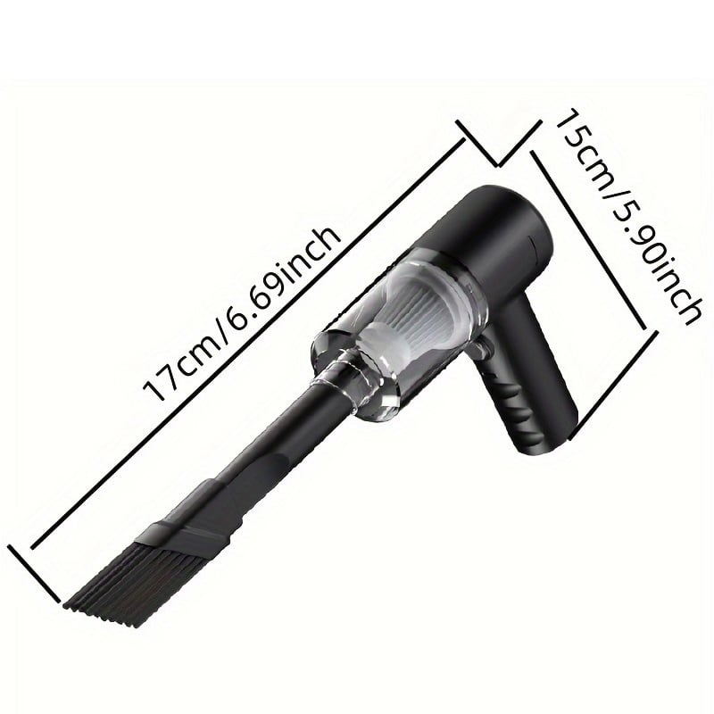 Wireless Car Vacuum Cleaner - 15000Pa Strong Suction, Portable Handheld Dust Collector