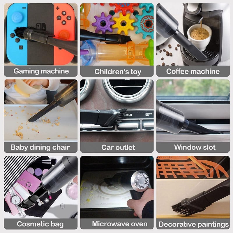 Wireless Car Vacuum Cleaner - 15000Pa Strong Suction, Portable Handheld Dust Collector