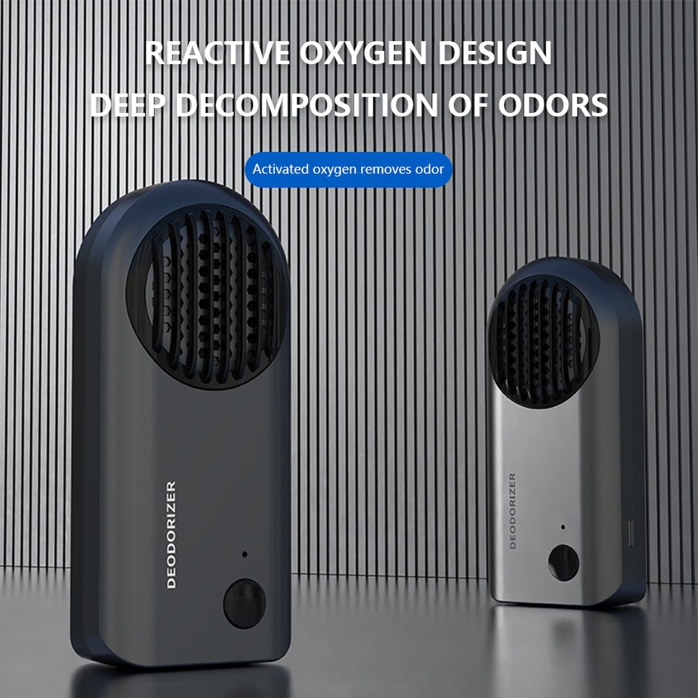 Auto Vehicle Odor Eliminator - USB Rechargeable Ozone Generator, Car Air Purifier, Smoke Remover