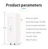 Mini Air Purifier - Plug-in Negative Ion Generator, No Filter, Household Odor Eliminator