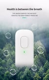 Mini Air Purifier - Plug-in Negative Ion Generator, No Filter, Household Odor Eliminator