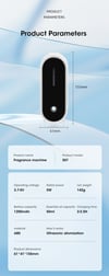 Portable Ultrasonic Aromatherapy Diffuser - USB Smart Air Purifier, Car Air Freshener