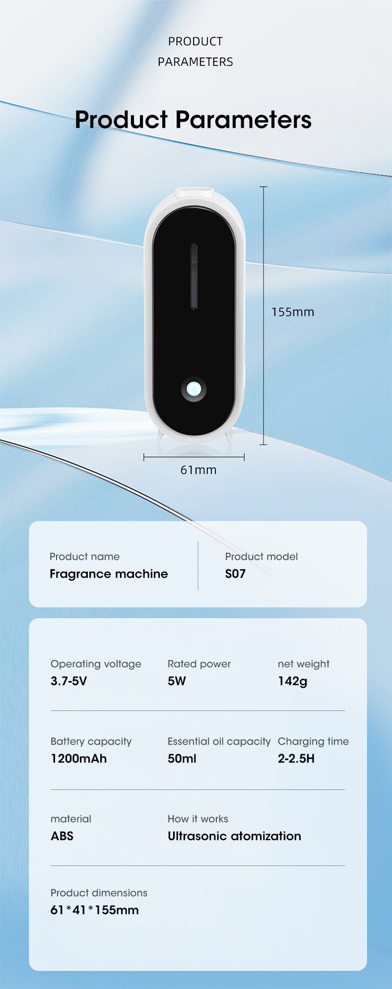 Portable Ultrasonic Aromatherapy Diffuser - USB Smart Air Purifier, Car Air Freshener