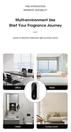 Portable Ultrasonic Aromatherapy Diffuser - USB Smart Air Purifier, Car Air Freshener