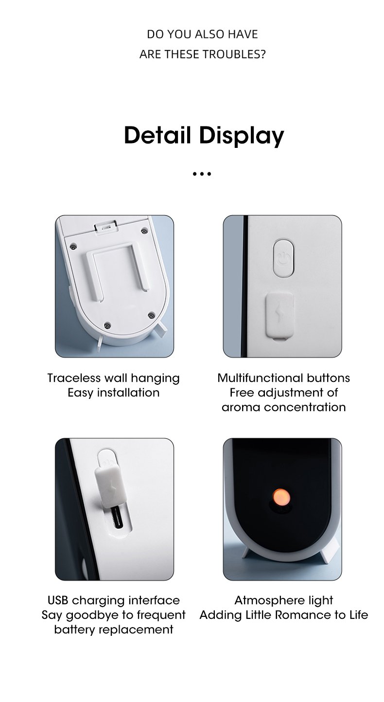Portable Ultrasonic Aromatherapy Diffuser - USB Smart Air Purifier, Car Air Freshener