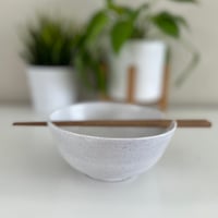 Image 1 of Speckled White Ramen Bowl