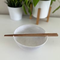 Image 3 of Speckled White Ramen Bowl