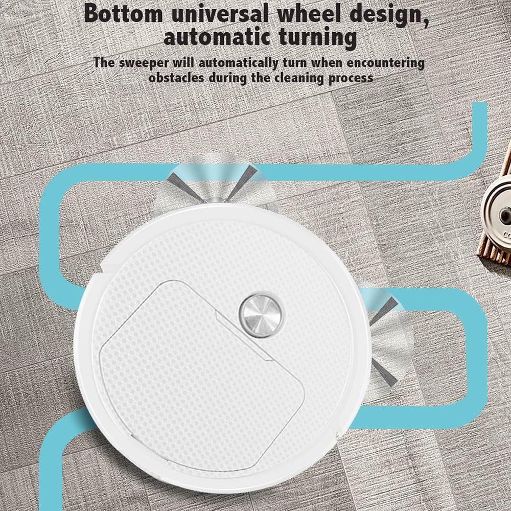 3-In-1 Smart Sweeping Robot - Mini Wireless Vacuum Cleaner, Sweeping and Vacuuming, For Home Use